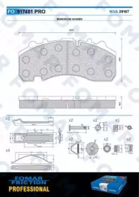 FOMAR FRICTION FO 917481